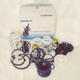 Р/к гальмівного крана головного Еталон MSP 6/19 /гумки+поршня+стоп.кільця/ (Індія)